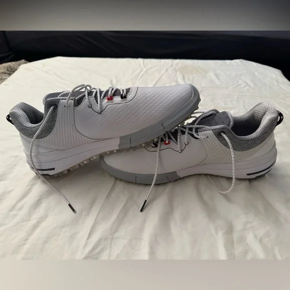 NWOT Men's White and Gray Athletic Shoes - Picture 6 of 10